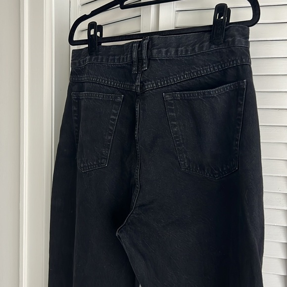 Frame Zip Le High N Tight Straight leg in Film Noir - Picture 7 of 8